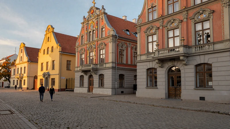 Art Nouveau architecture on Alberta Street in Riga Latvia perfect setting for romantic walks